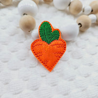 Heart Carrot Feltie